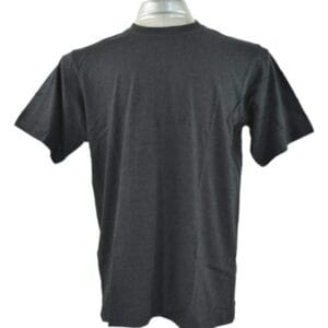 Plain Round Neck T Shirt Charcoal Grey