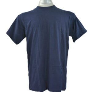 Plain Round Neck T Shirt Navy Blue