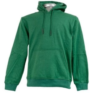 Dark Green Plain Hoodie