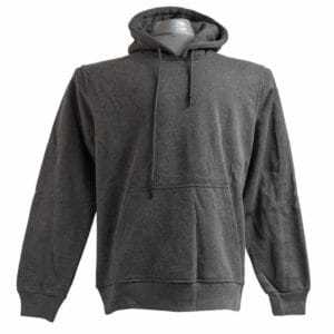 Dark Grey Plain Hoodie