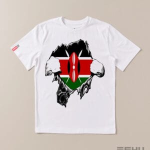 Kenyan Tear  T-Shirt (White)